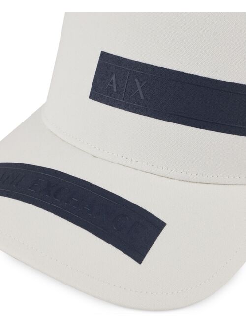 A|X Armani Exchange Men's Ribbon Logo Baseball Hat