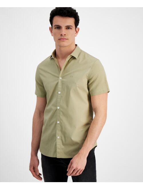 A|X Armani Exchange Men's Tree House Short Sleeve Shirt