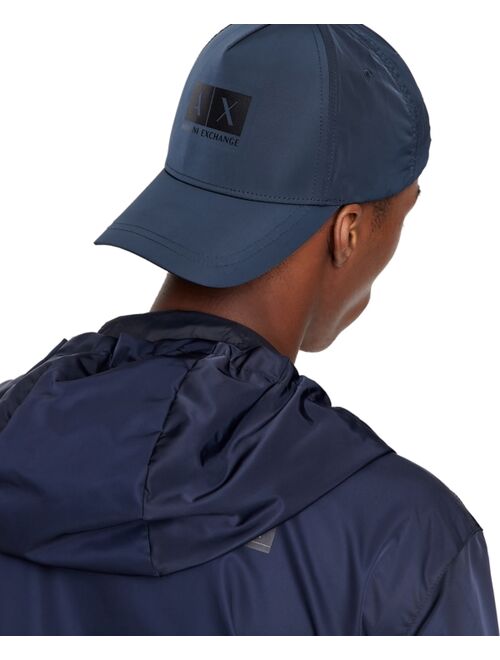 A|X Armani Exchange Men's Box Logo-Print Baseball Hat