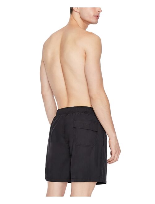 A|X Armani Exchange Men's Drawstring Iconic Logo Swim Shorts