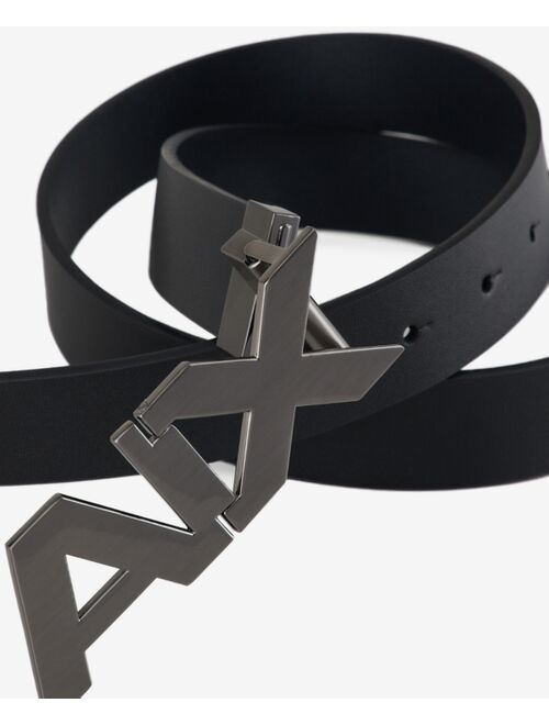 A|X Armani Exchange Men's Logo Reversible Belt