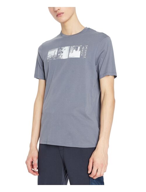 A|X Armani Exchange Men's NYC Skyline Logo T-Shirt