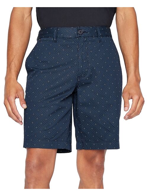 A|X Armani Exchange Men's Stretch Twill Geo-Print Bermuda Shorts