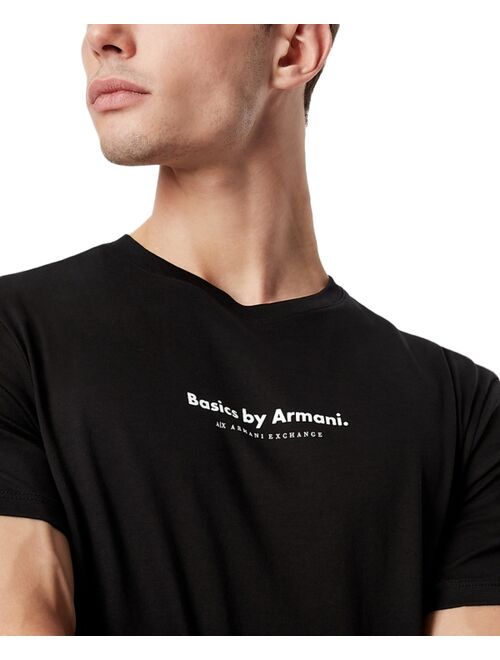 A|X Armani Exchange Men's Basics by Armani Graphic T-Shirt