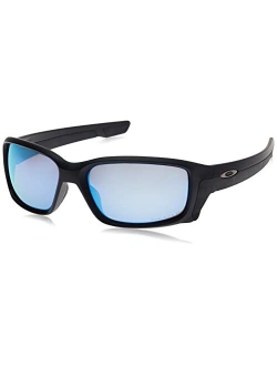 Men's Oo9331 Straightlink Rectangular Sunglasses