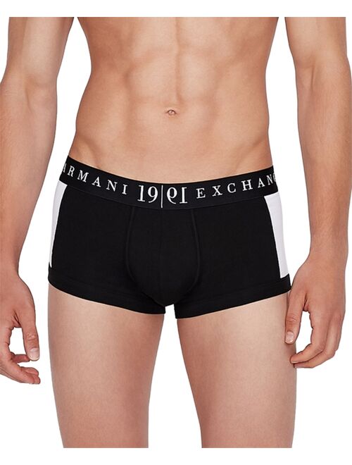 A|X Armani Exchange Men's Stretch Cotton Trunks