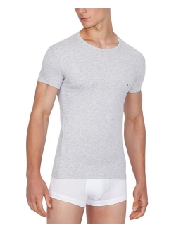 A|X Armani Exchange Mens Two-Pack Stretch Cotton Fitted Crewneck T-Shirt