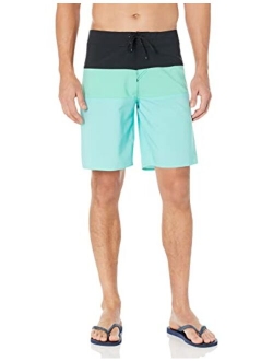 Men's 4-Way Performance Stretch Tribong Pro Boardshort, 19 Inch Outseam