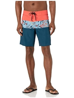 Men's 4-Way Performance Stretch Tribong Pro Boardshort, 19 Inch Outseam