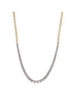 Sterling Silver 1/3 Carat T.W. Diamond Necklace