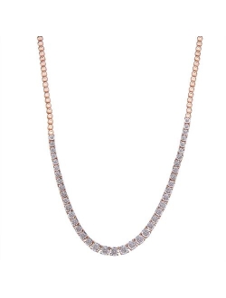 Sterling Silver 1/3 Carat T.W. Diamond Necklace