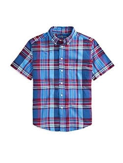 Big Boys Plaid Cotton Madras Shirt