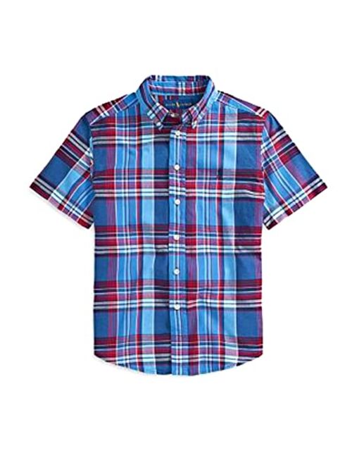 Polo Ralph Lauren Big Boys Plaid Cotton Madras Shirt