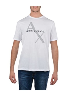 A|X ARMANI EXCHANGE Men's Crew Neck Logo Tee