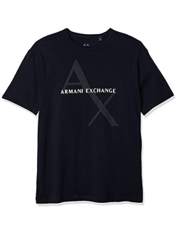 A|X ARMANI EXCHANGE Men's Crew Neck Logo Tee