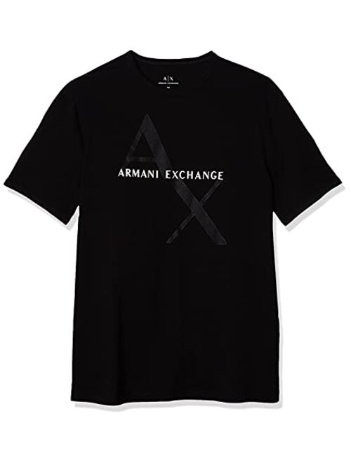 A|X ARMANI EXCHANGE Men's Crew Neck Logo Tee