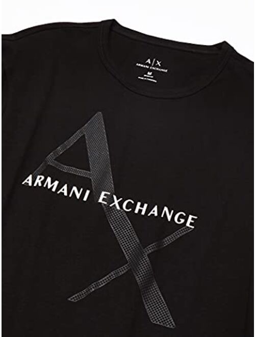 A|X ARMANI EXCHANGE Men's Crew Neck Logo Tee