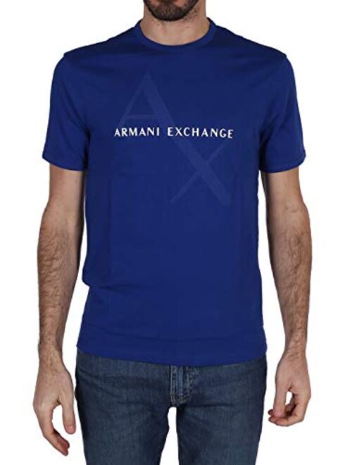 A|X ARMANI EXCHANGE Men's Crew Neck Logo Tee