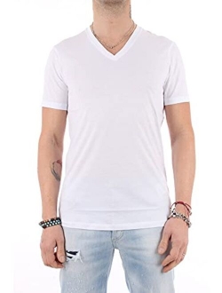 A|X ARMANI EXCHANGE Men's Basic Pima V Neck Tee