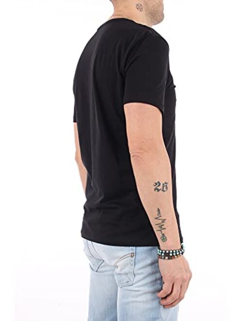 A|X ARMANI EXCHANGE Men's Basic Pima V Neck Tee