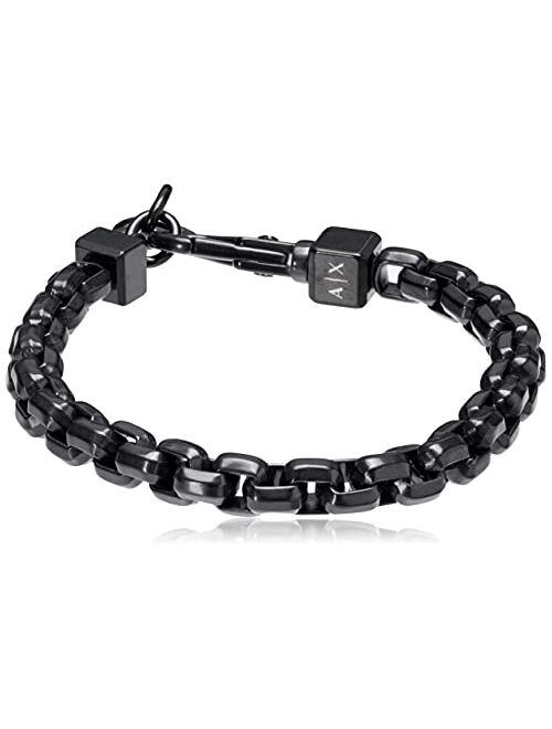 Armani Exchange Stainless Steel Chain Bracelet