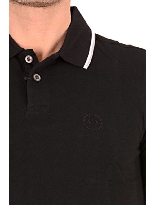 A|X ARMANI EXCHANGE Men's Short Sleeve Jersey Knit Polo