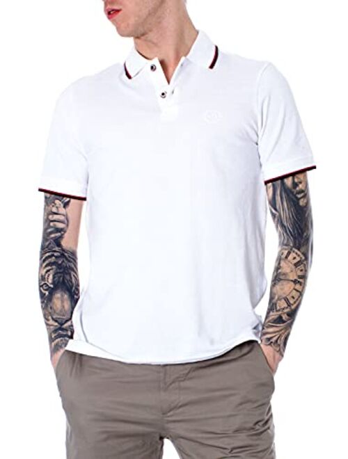 A|X ARMANI EXCHANGE Men's Short Sleeve Jersey Knit Polo