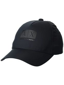 A|X ARMANI EXCHANGE Men's Box Logo Baseball Hat