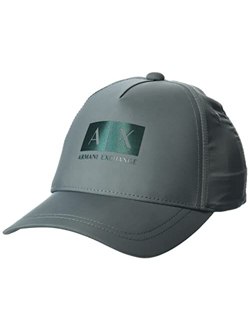 A|X ARMANI EXCHANGE Men's Box Logo Baseball Hat