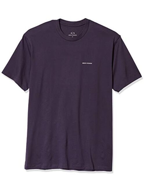 A|X ARMANI EXCHANGE Men's Short Sleeve Crew Neck with Small Chest Logo