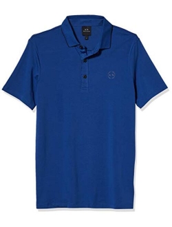 A|X Armani Exchange Men's Short Sleeve Jersey Knit Polo