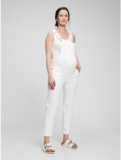 Maternity Denim Overalls with Washwell