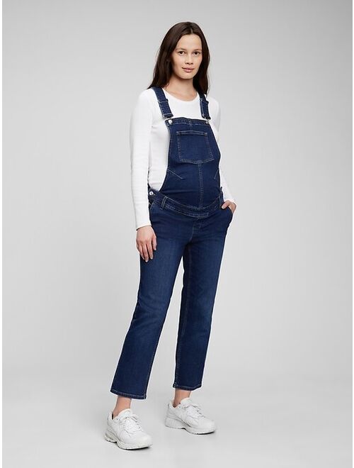 GAP Maternity Denim Overalls with Washwell