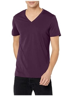 A|X ARMANI EXCHANGE Men's Short Sleeve Pima Cotton V-Neck T-Shirt