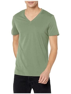 A|X ARMANI EXCHANGE Men's Short Sleeve Pima Cotton V-Neck T-Shirt