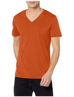 A|X ARMANI EXCHANGE Men's Short Sleeve Pima Cotton V-Neck T-Shirt