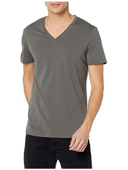 A|X ARMANI EXCHANGE Men's Short Sleeve Pima Cotton V-Neck T-Shirt