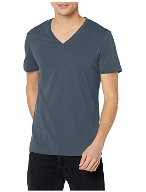 A|X ARMANI EXCHANGE Men's Short Sleeve Pima Cotton V-Neck T-Shirt