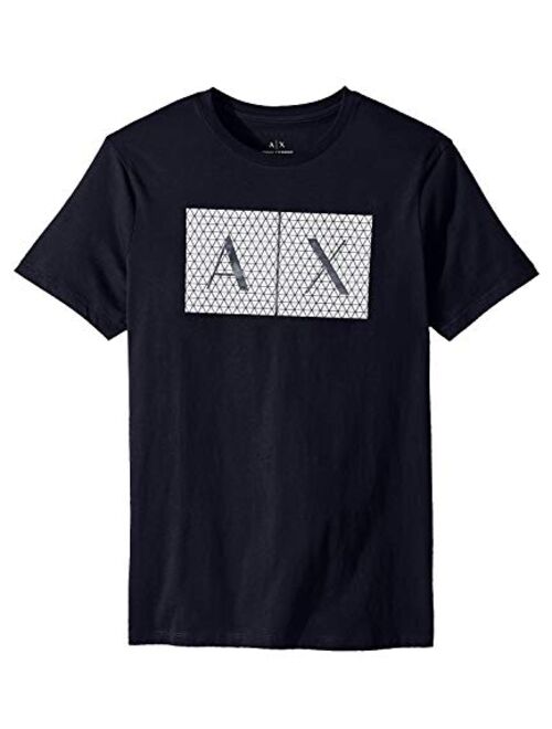 A|X ARMANI EXCHANGE Men's Crew Neck Logo Tee