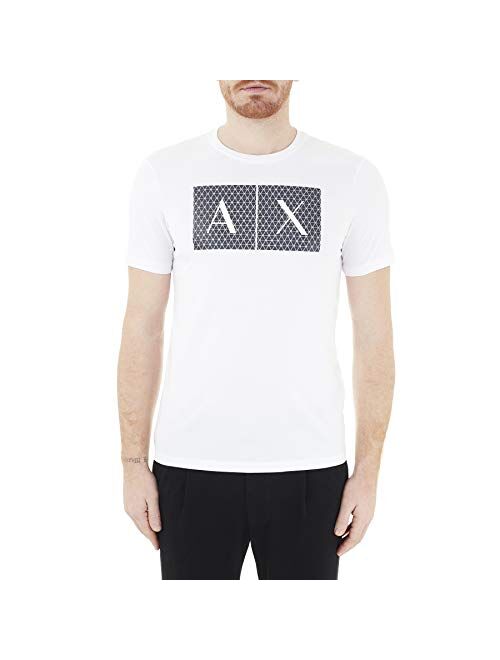 A|X ARMANI EXCHANGE Men's Crew Neck Logo Tee