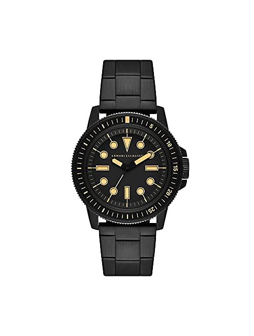 A|X Armani Exchange Armani Exchange Men's Stainless Steel Dive Inspired Watch with Silicone Band or Steel Bracelet