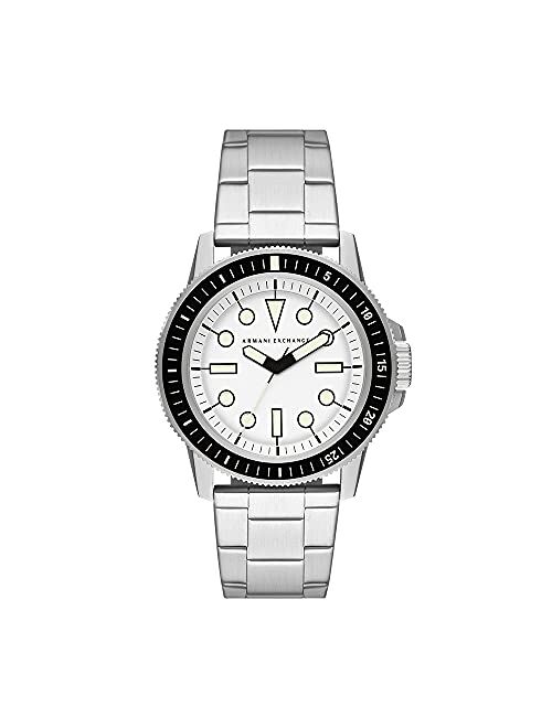 A|X Armani Exchange Armani Exchange Men's Stainless Steel Dive Inspired Watch with Silicone Band or Steel Bracelet