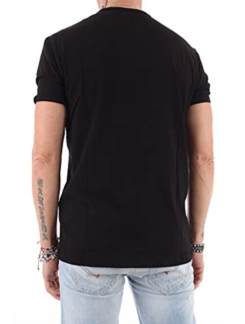 A|X ARMANI EXCHANGE Men's Tonal Classic Circle Logo Short Sleeve Tee