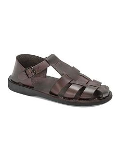 Jerusalem Sandals Daniel - Leather Fisherman Sport Sandal - Mens Sandals