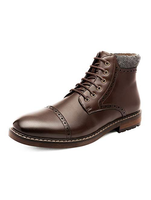 Bruno Marc Men's Dress Ankle Boots Cap Toe Oxford Boot