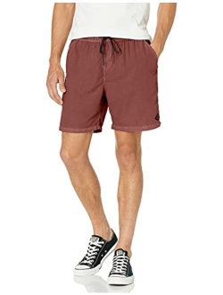 Men's Standard Elastic Waist Stretch Sundays Layback Boardshort Swim Short Trunk, 17 Inch Outseam