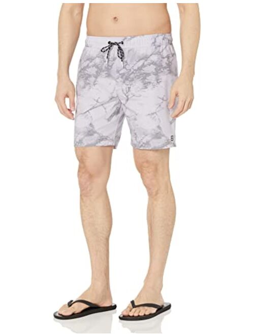 Billabong Men's Standard Elastic Waist Stretch Sundays Layback Boardshort Swim Short Trunk, 17 Inch Outseam