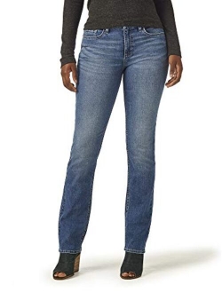 Riders by Lee Indigo Women's Midrise Straight Leg Jean