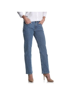 Riders by Lee Indigo Women's Relaxed Fit Straight Leg Jean