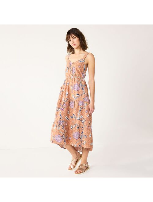 Women's Sonoma Goods For Life Tiered Maxi Dress